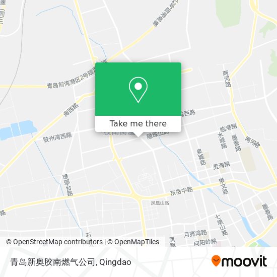 青岛新奥胶南燃气公司 map