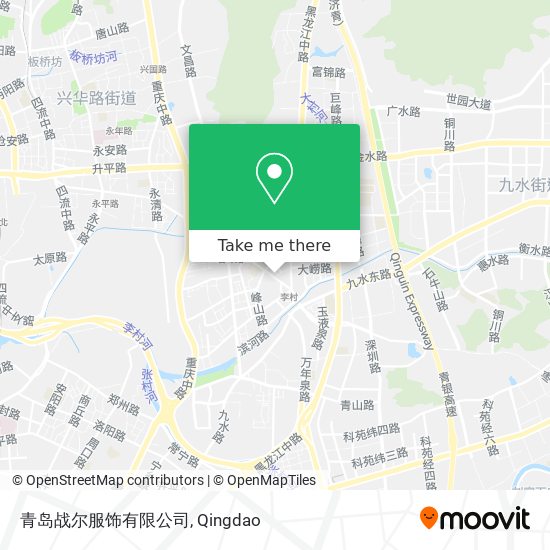 青岛战尔服饰有限公司 map