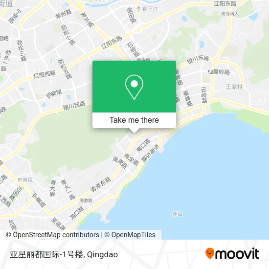 亚星丽都国际-1号楼 map