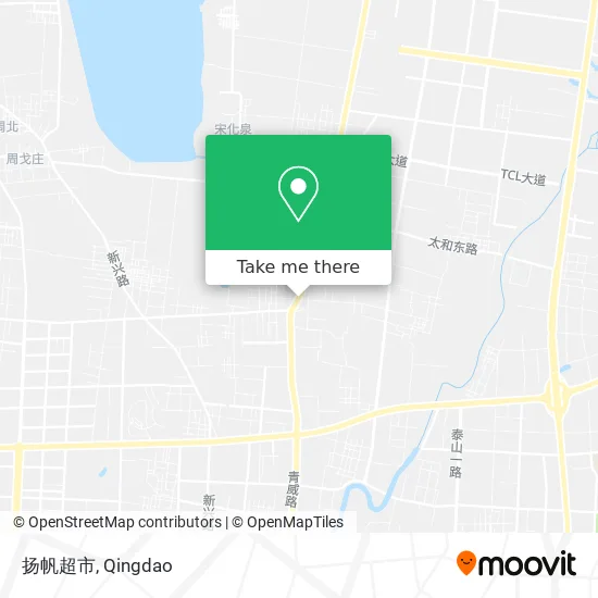扬帆超市 map