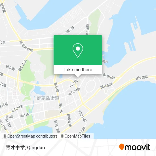育才中学 map