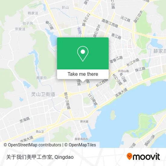 关于我们美甲工作室 map