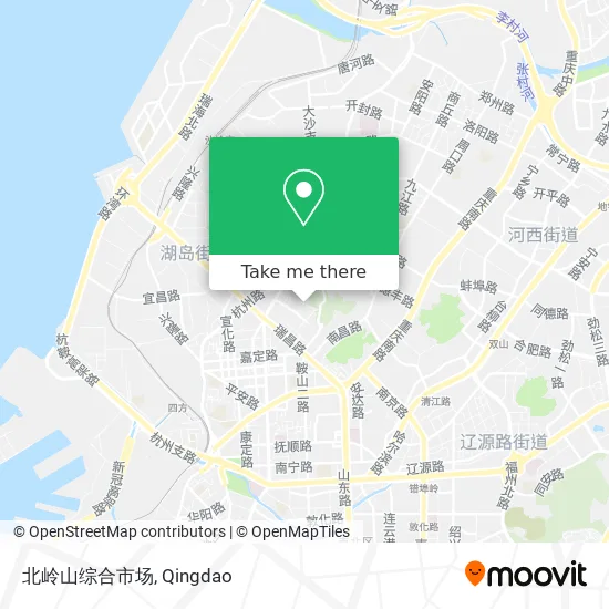 北岭山综合市场 map