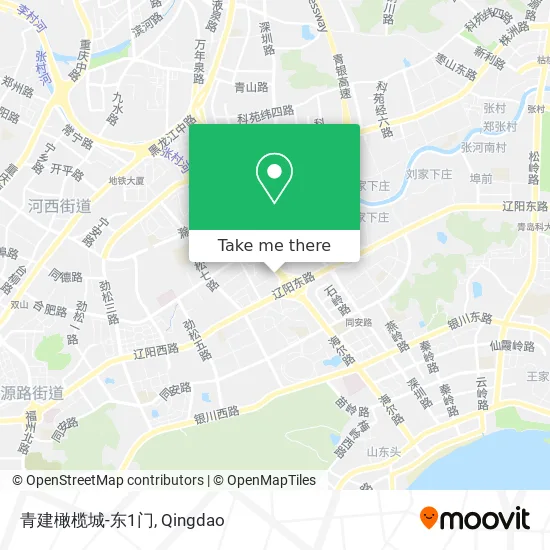 青建橄榄城-东1门 map