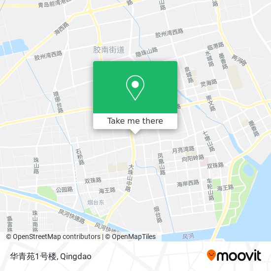 华青苑1号楼 map