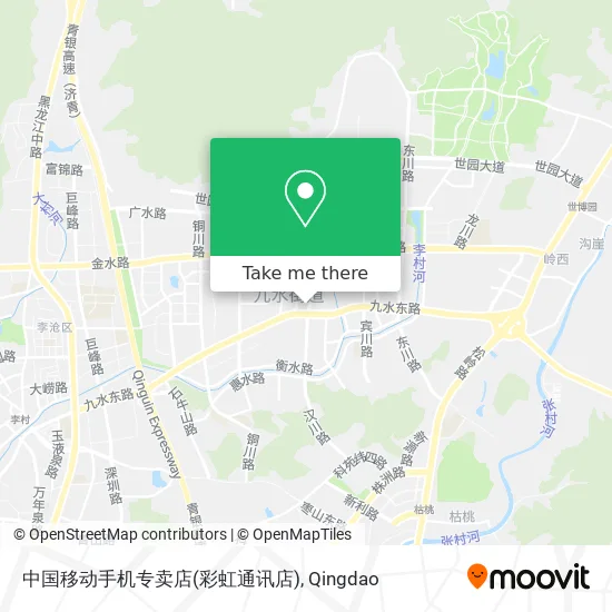 中国移动手机专卖店(彩虹通讯店) map