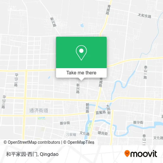 和平家园-西门 map