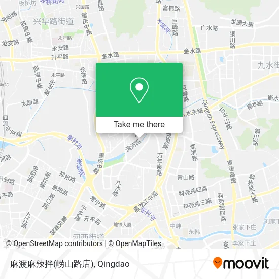 麻渡麻辣拌(崂山路店) map