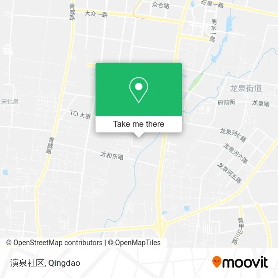演泉社区 map