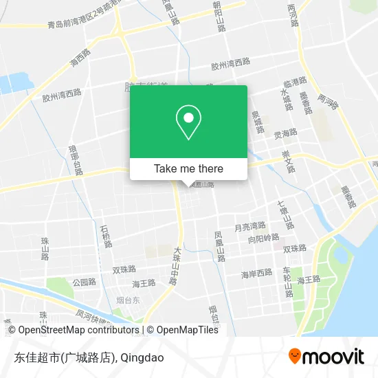 东佳超市(广城路店) map