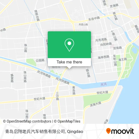 青岛启翔老兵汽车销售有限公司 map