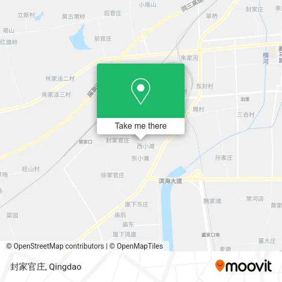 封家官庄 map