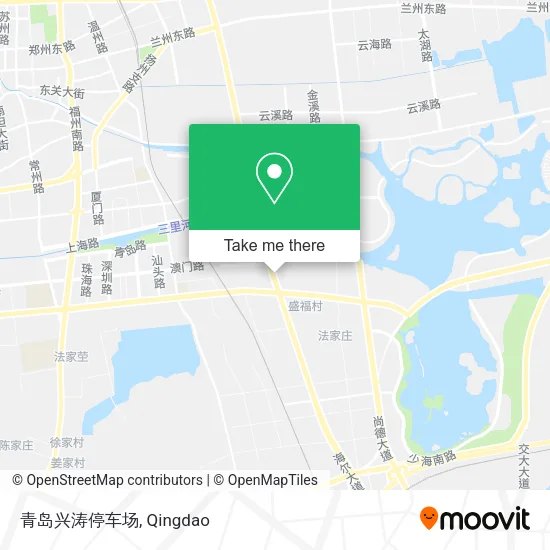 青岛兴涛停车场 map