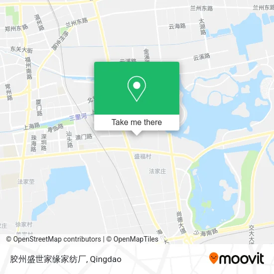 胶州盛世家缘家纺厂 map