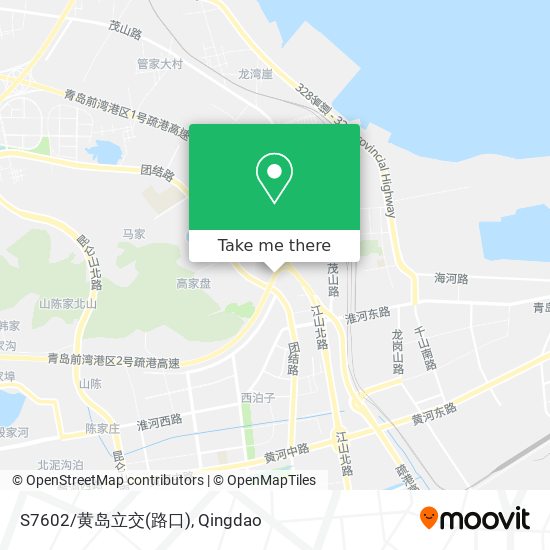 S7602/黄岛立交(路口) map