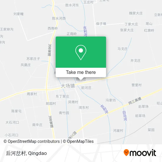 后河岔村 map