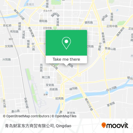 青岛财富东方商贸有限公司 map