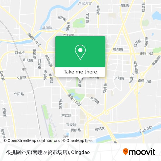 很挑剔外卖(南疃农贸市场店) map