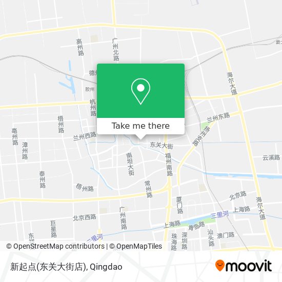 新起点(东关大街店) map