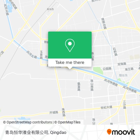 青岛恒华漆业有限公司 map