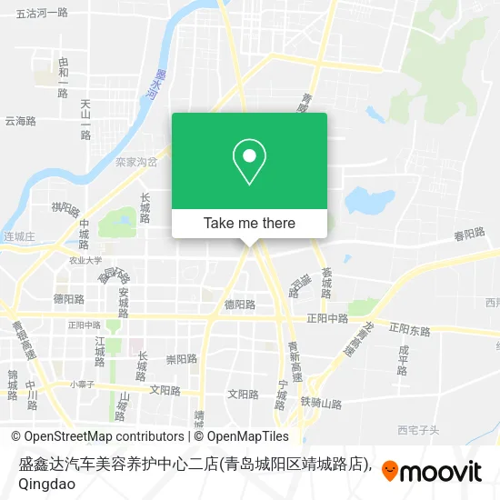 盛鑫达汽车美容养护中心二店(青岛城阳区靖城路店) map