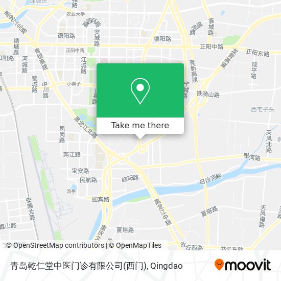 青岛乾仁堂中医门诊有限公司(西门) map