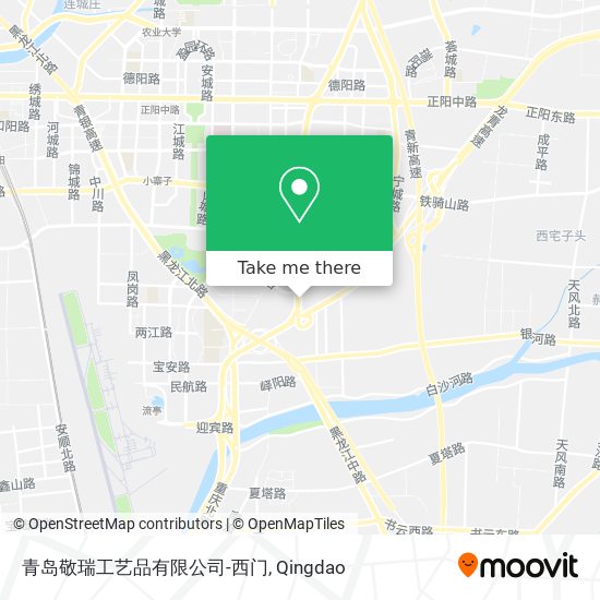 青岛敬瑞工艺品有限公司-西门 map