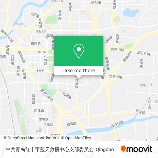 中共青岛红十字蓝天救援中心支部委员会 map
