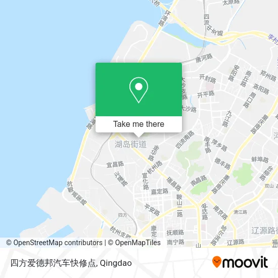 四方爱德邦汽车快修点 map