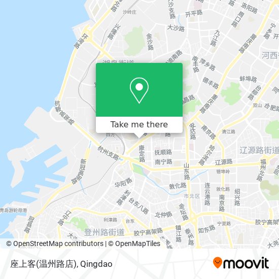 座上客(温州路店) map