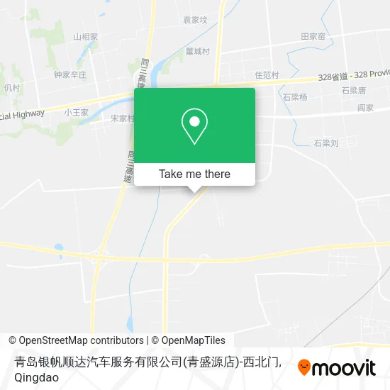 青岛银帆顺达汽车服务有限公司(青盛源店)-西北门 map