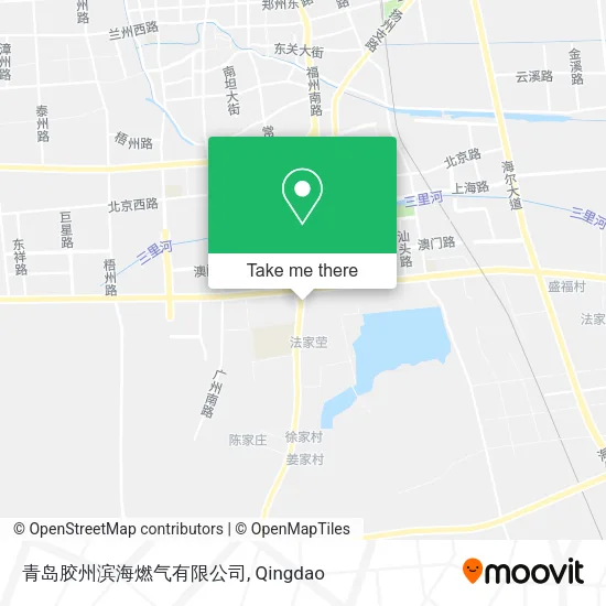 青岛胶州滨海燃气有限公司 map