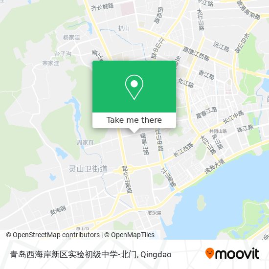 青岛西海岸新区实验初级中学-北门 map