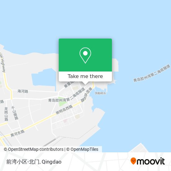 前湾小区-北门 map