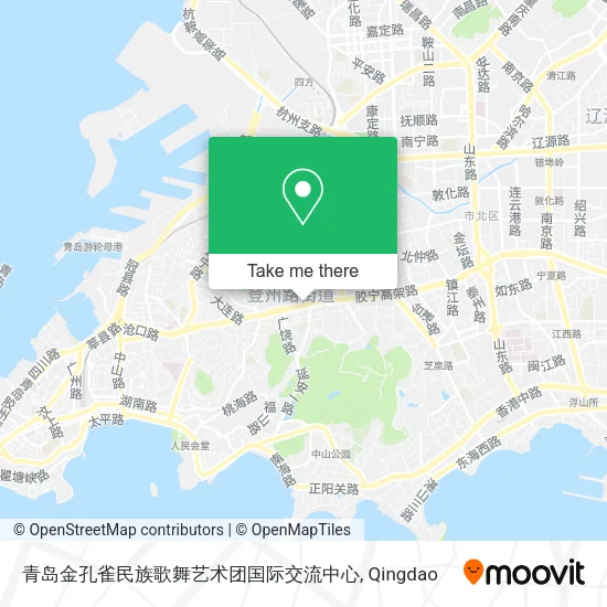 青岛金孔雀民族歌舞艺术团国际交流中心 map