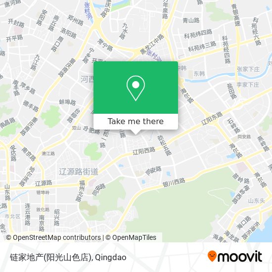 链家地产(阳光山色店) map