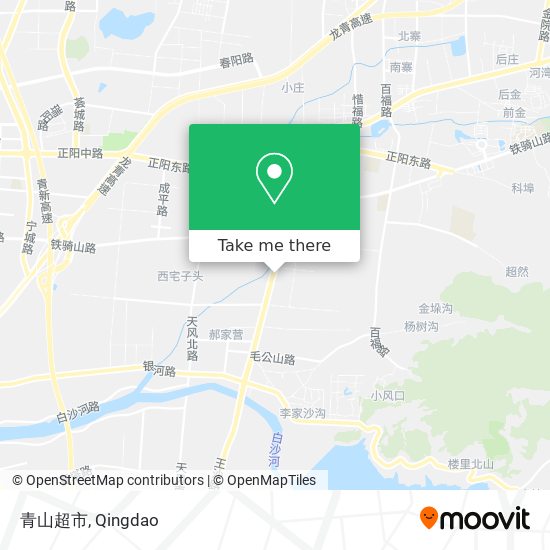 青山超市 map