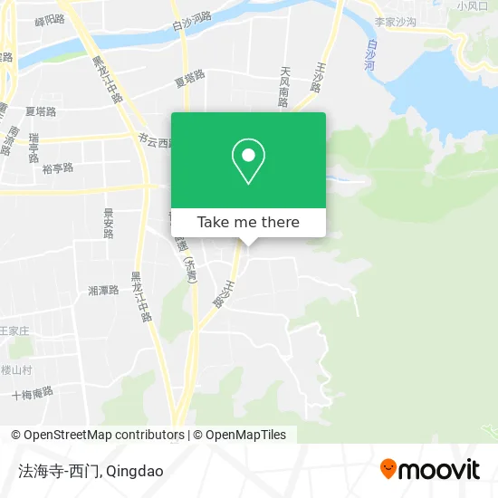 法海寺-西门 map