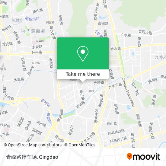 青峰路停车场 map