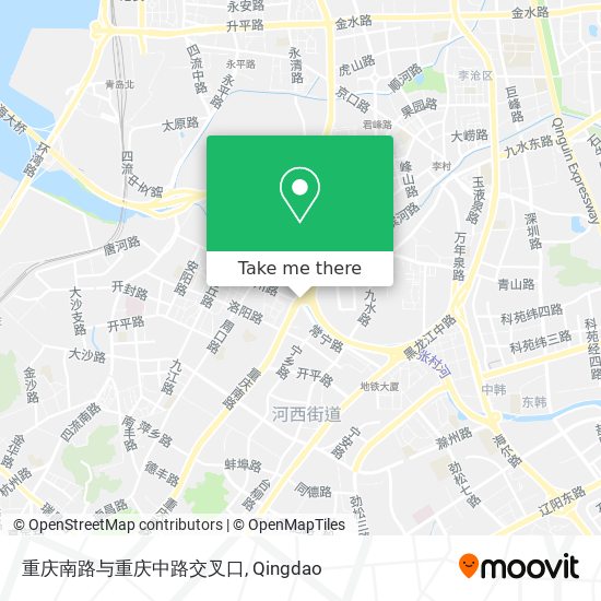 重庆南路与重庆中路交叉口 map