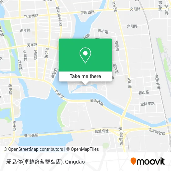 爱品你(卓越蔚蓝群岛店) map