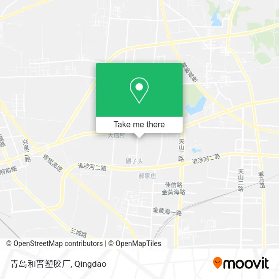 青岛和晋塑胶厂 map