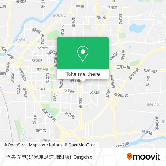 怪兽充电(好兄弟足道城阳店) map