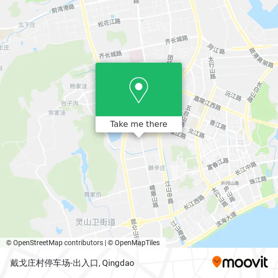 戴戈庄村停车场-出入口 map