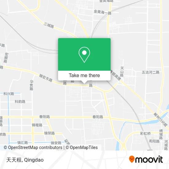 天天租 map