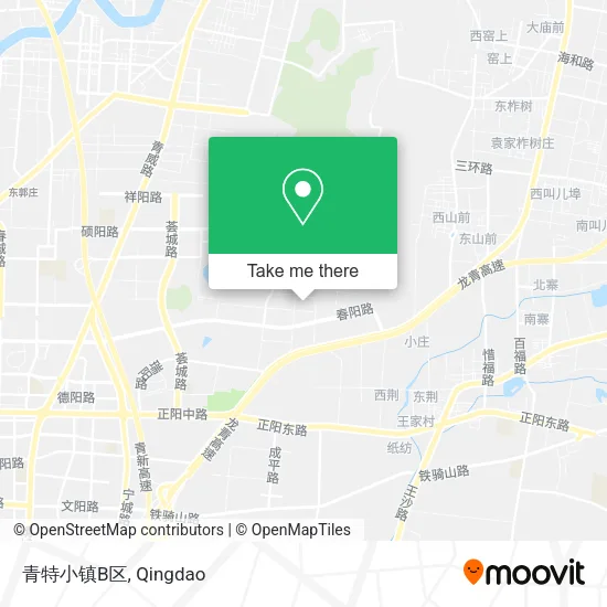 青特小镇B区 map