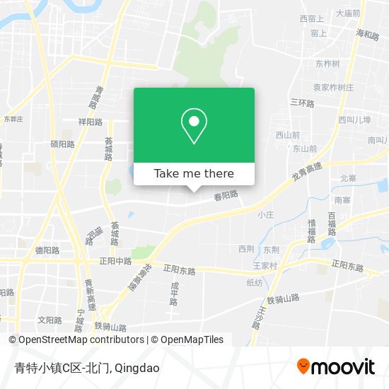 青特小镇C区-北门 map