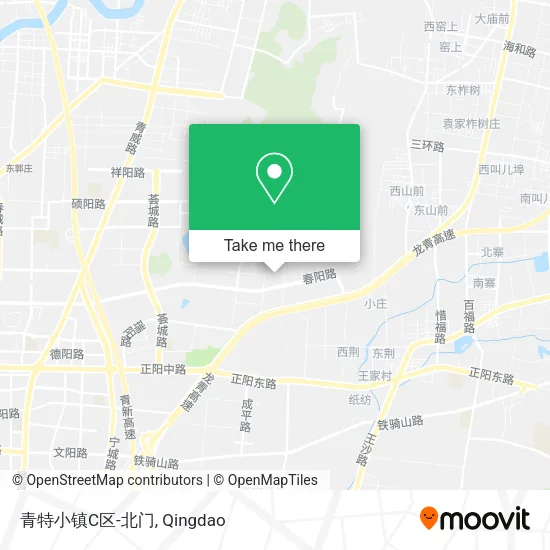 青特小镇C区-北门 map