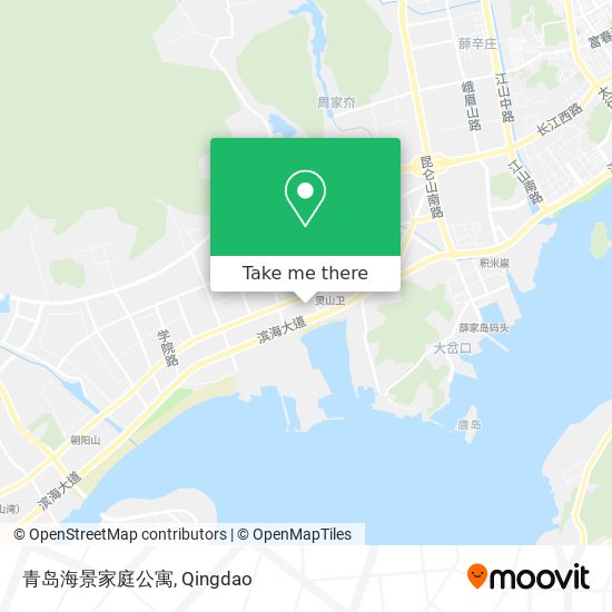青岛海景家庭公寓 map