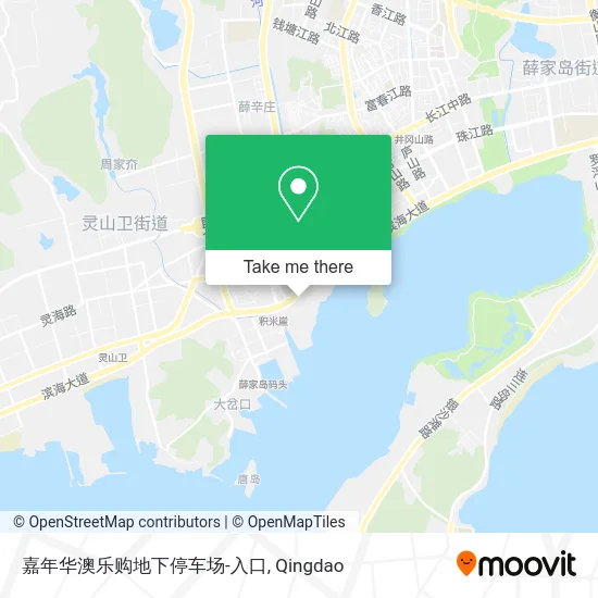 嘉年华澳乐购地下停车场-入口 map